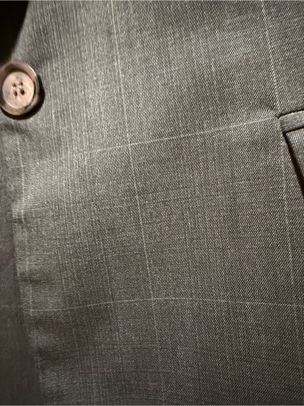 Classic Womens Dark Gray Two-Piece Suit Blazer & Pants - Picture 2 of 6